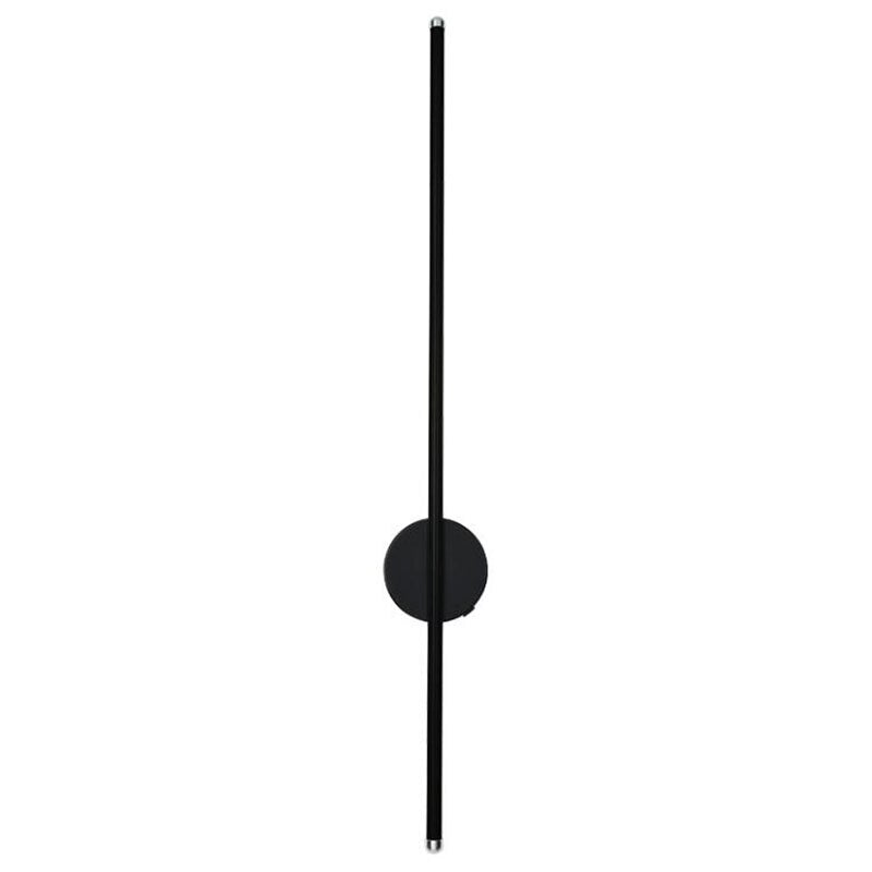 Freydis Modern Led Long Wall Sconce  BO-HA black round Warm white 60cm