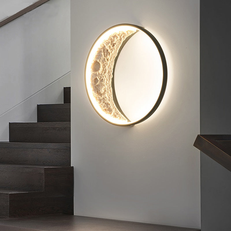 Hampus - Half Moon Modern LED Wall Lamp