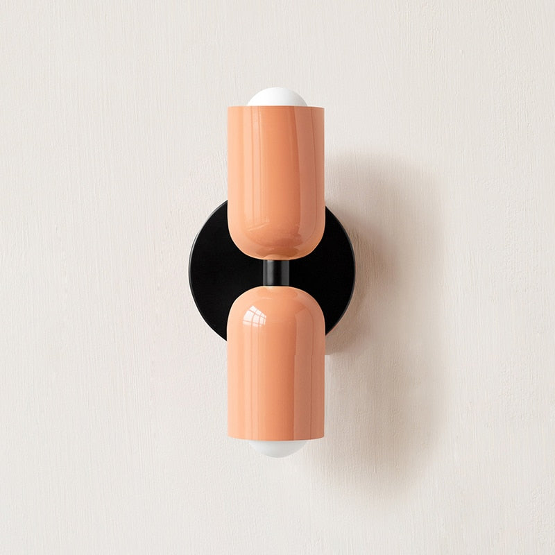 Afli - Colorful Modern Wall Sconce BO-HA Black Pink Hardwired