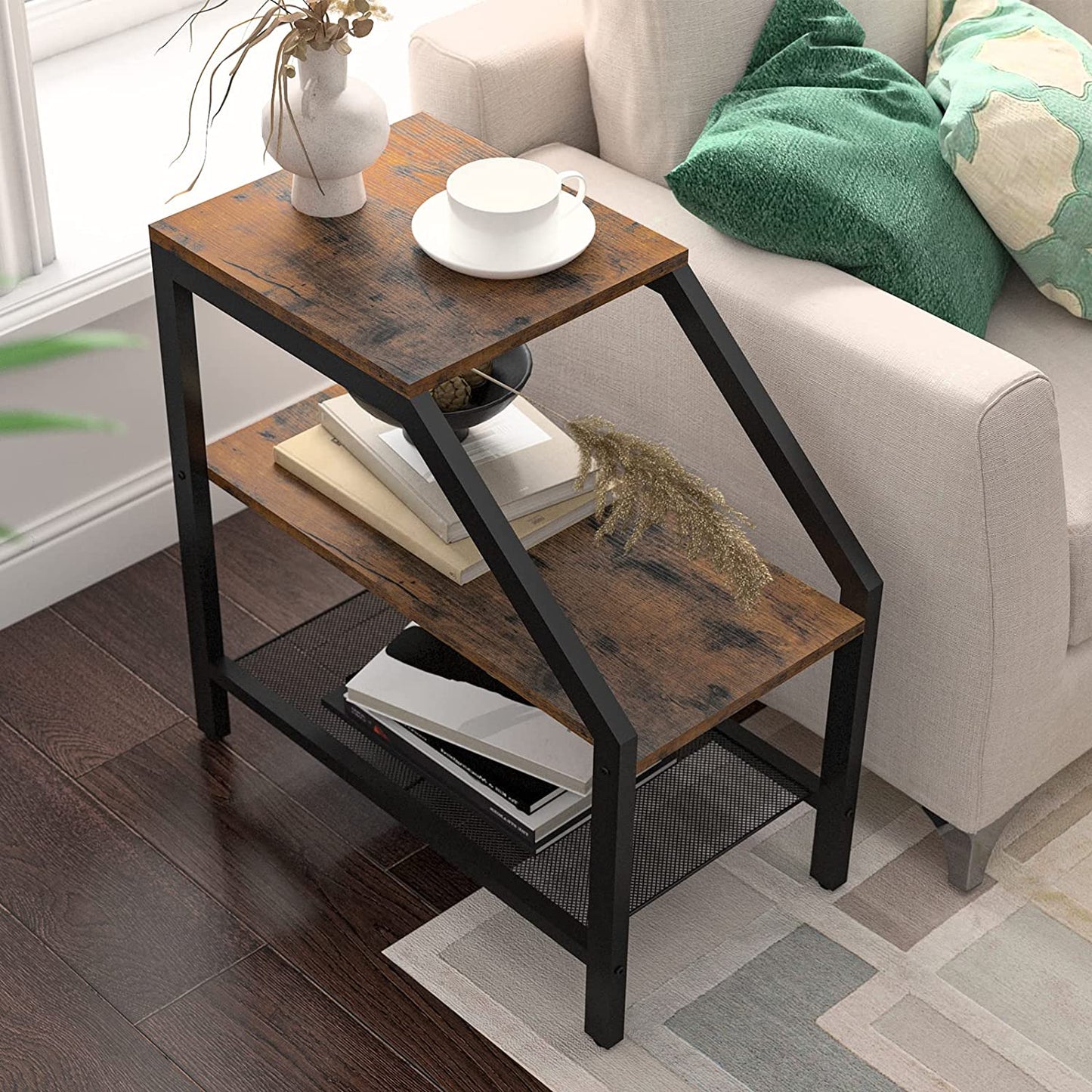 Peder - Narrow Side Table Small Nightstand