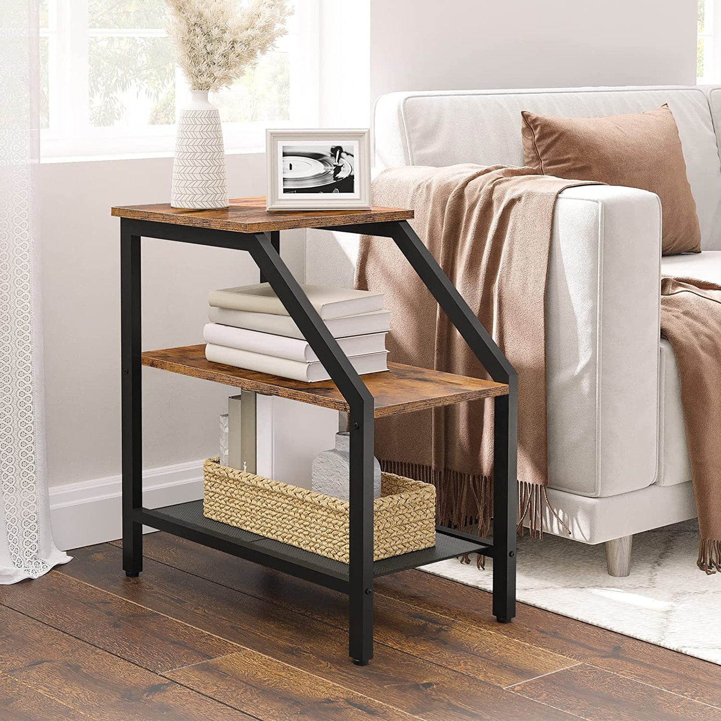 Peder - Narrow Side Table Small Nightstand