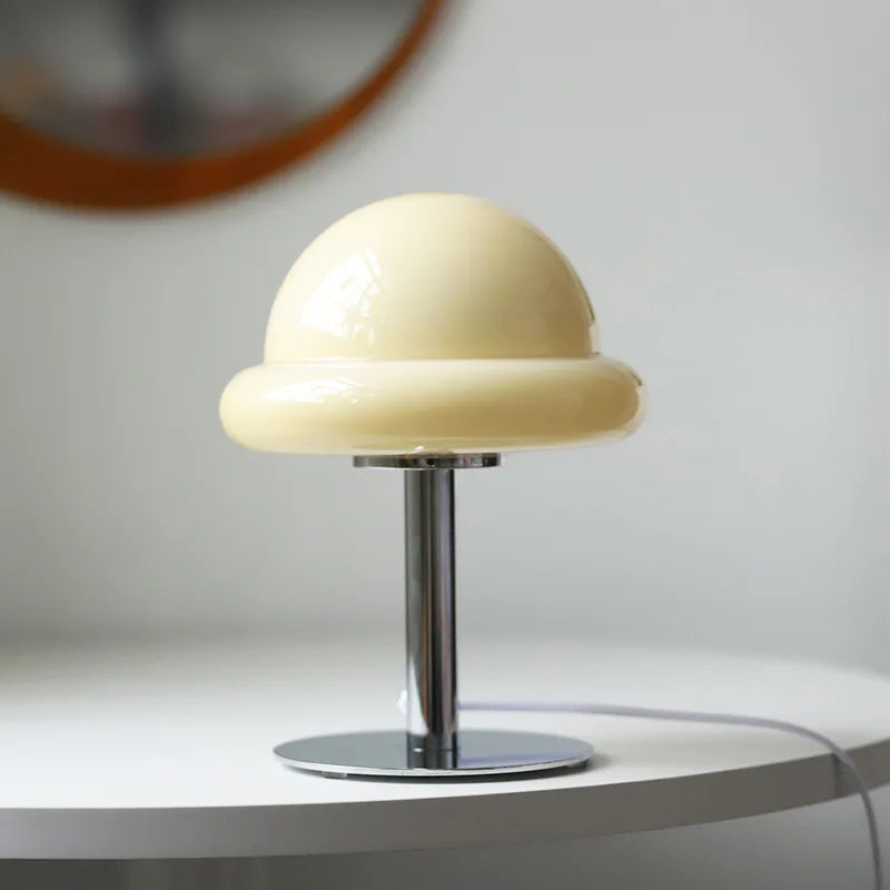 Teodor - Mushroom Table Lamp Mid century Modern Desk Lamp Bauhaus Furniture  BO-HA Light Yellow