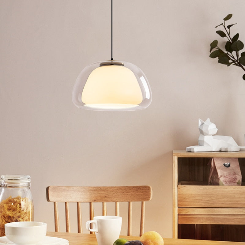 Amba - Jelly Globe Pendant Light Modern Pendant Light Dome Pendant Light