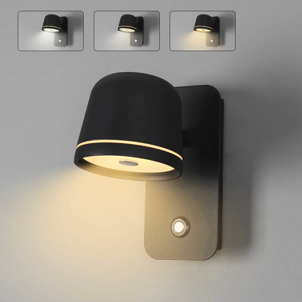 Runar -  LED Dimmable Wall Lamp with Switch