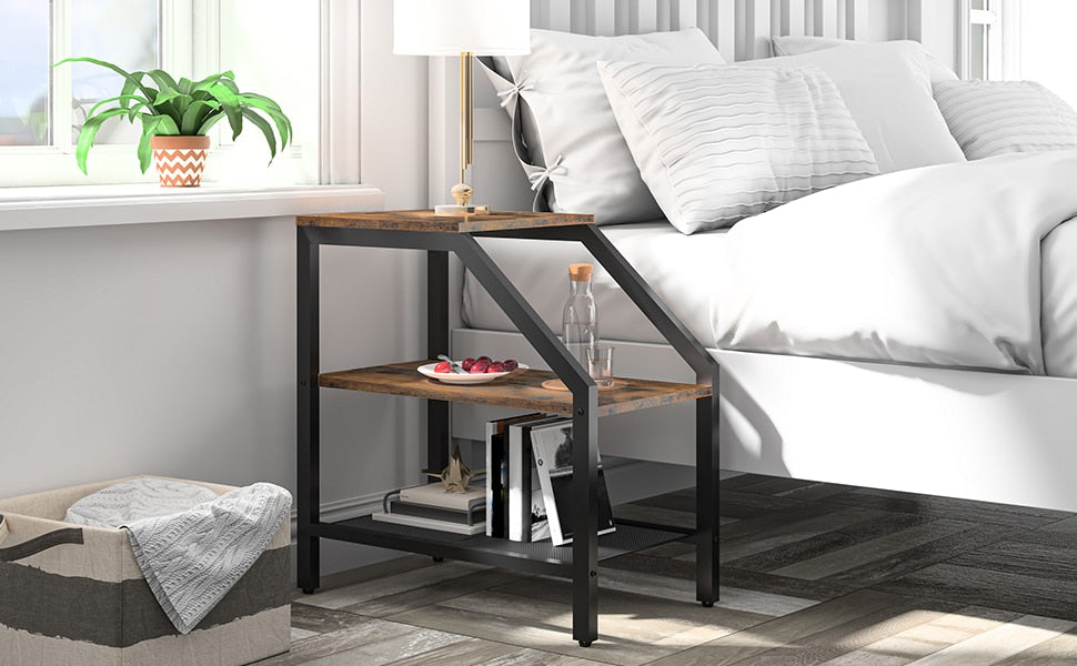 Peder - Narrow Side Table Small Nightstand