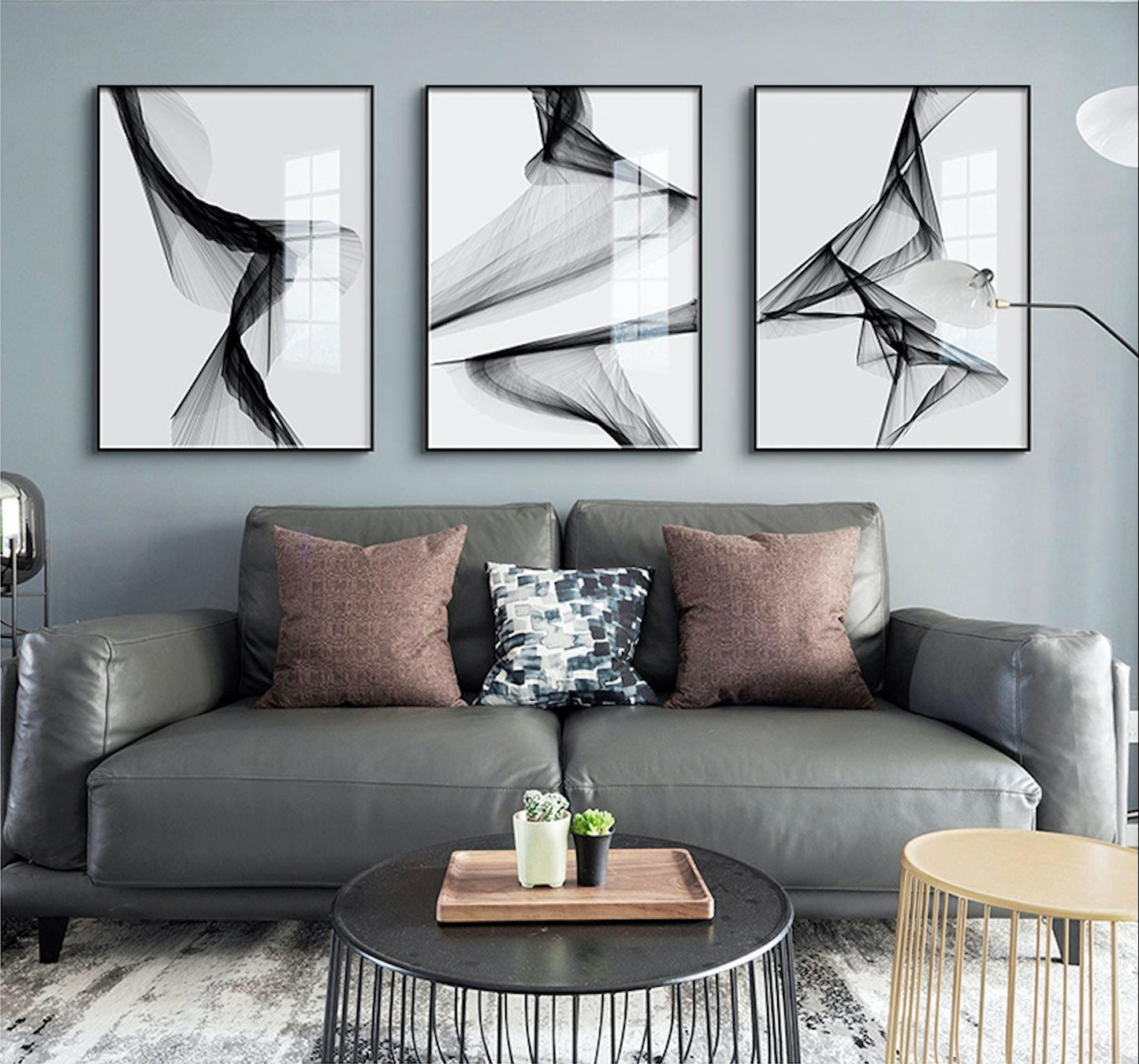 "Nakskov's Black & White" - Stretched Canvas