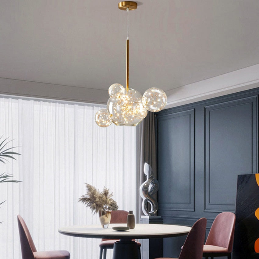 Runa LED Chandelier Glass Pendant Lights