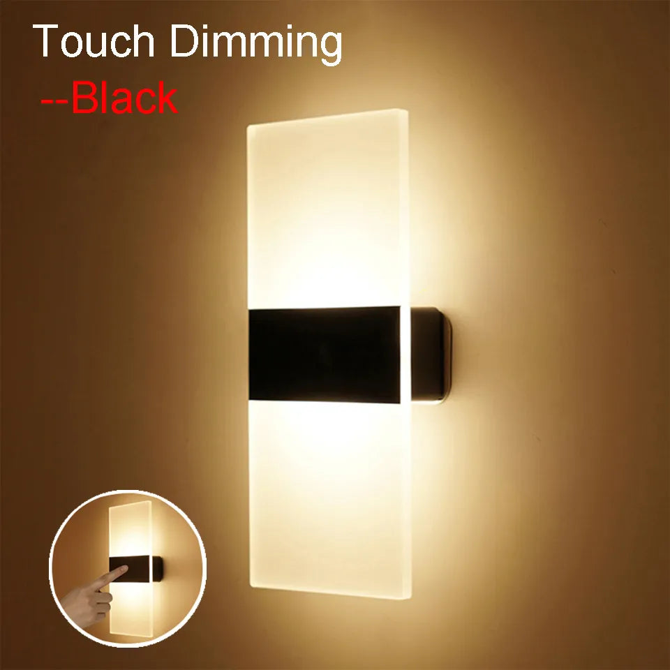 Rikard - Rechargeable Wall Light with Switch Dimmable  BO-HA Black Montion Sensor