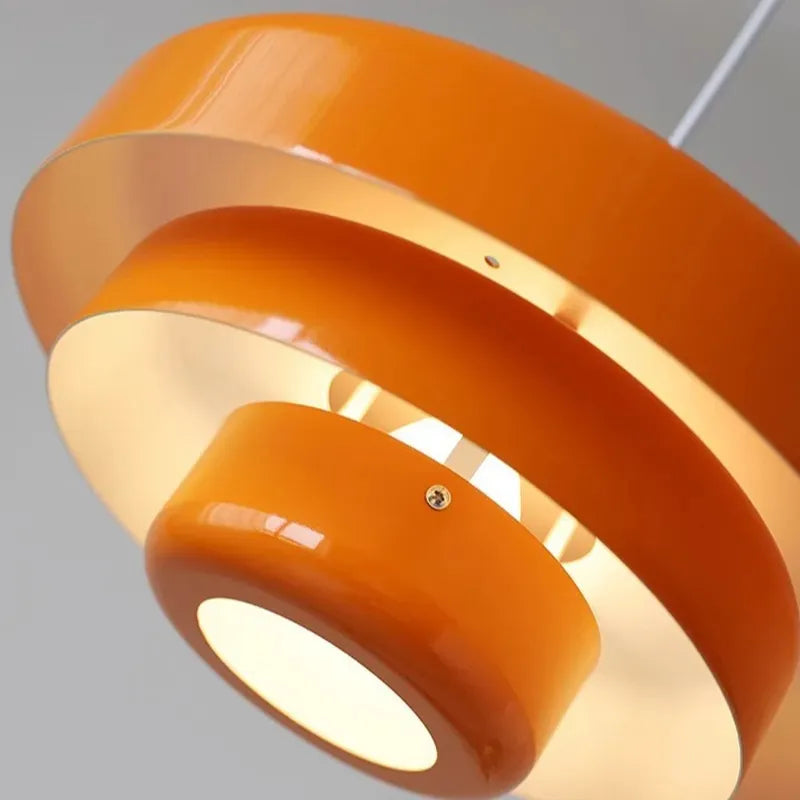 Aksel - Retro Orange Pendant Lamp Bauhaus Furniture