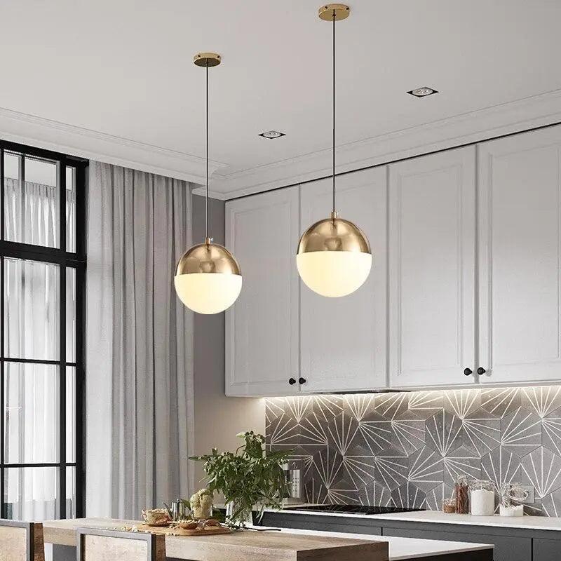 Tara - Nordic Industrial Kitchen Pendant Lighting  BO-HA Gold