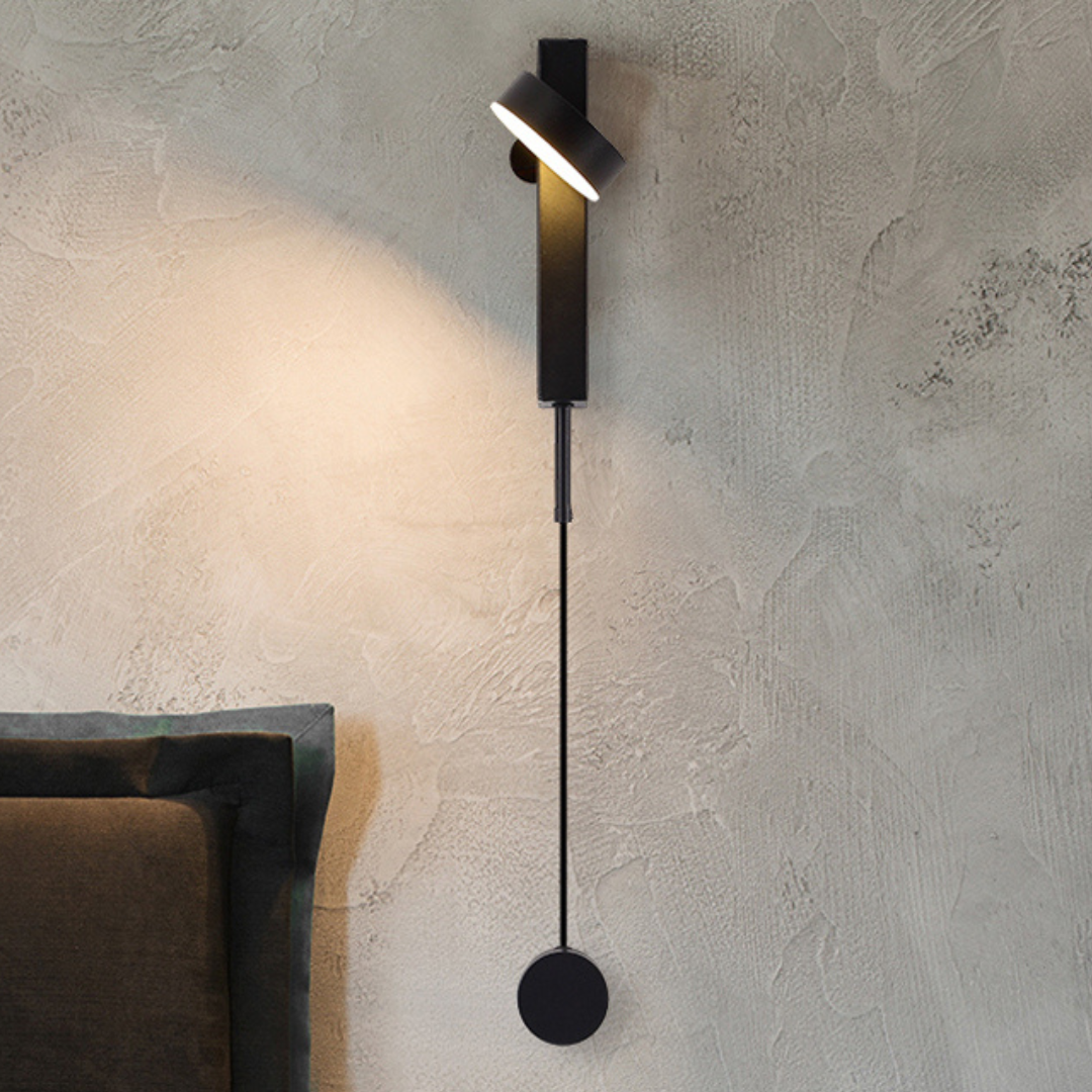 Emelie - Gold Wall Lamp with Dimmer Switch