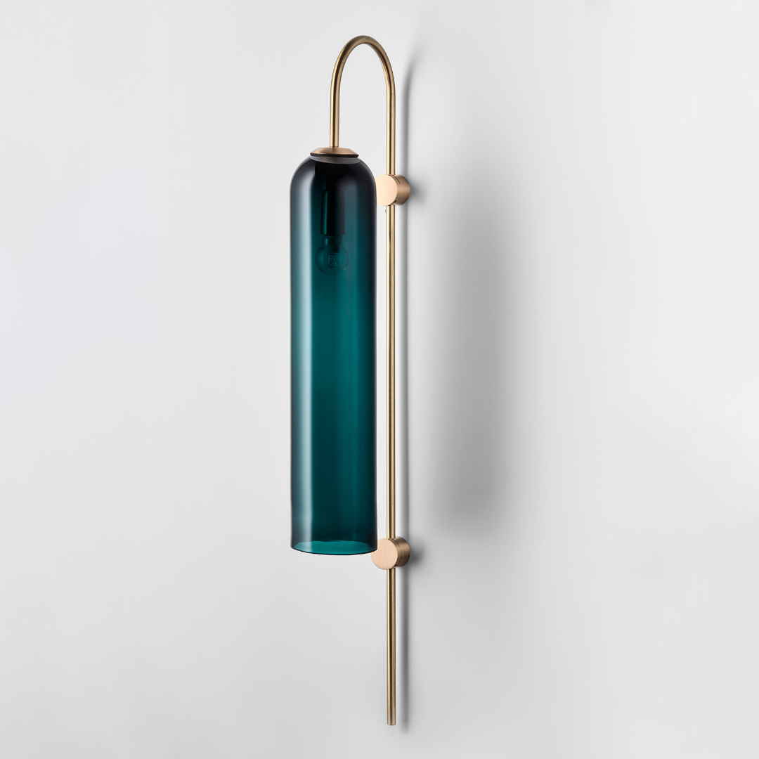 Jara - Modern Brass Wall Sconces  BO-HA Pine Green