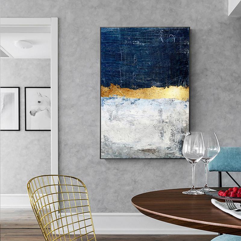 "Aarhus Navy" - Stretched Canvas