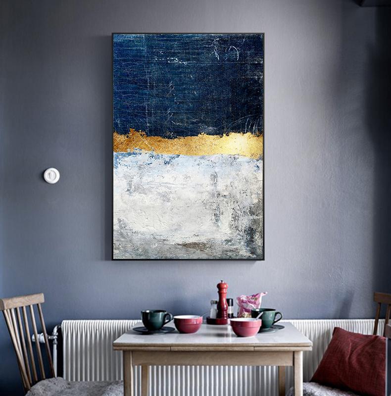 "Aarhus Navy" - Stretched Canvas