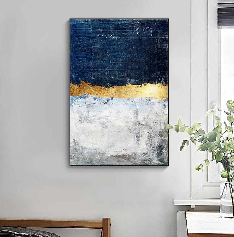 "Aarhus Navy" - Stretched Canvas