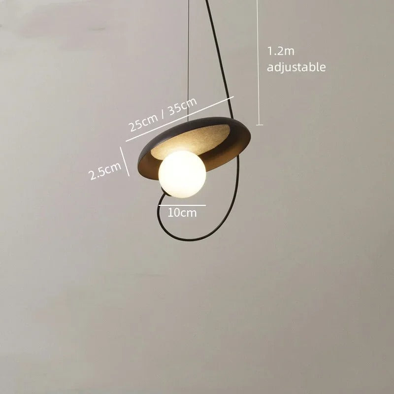 Annalisa - Scandinavian Pendant Light  BO-HA Black Medium (25 cm)