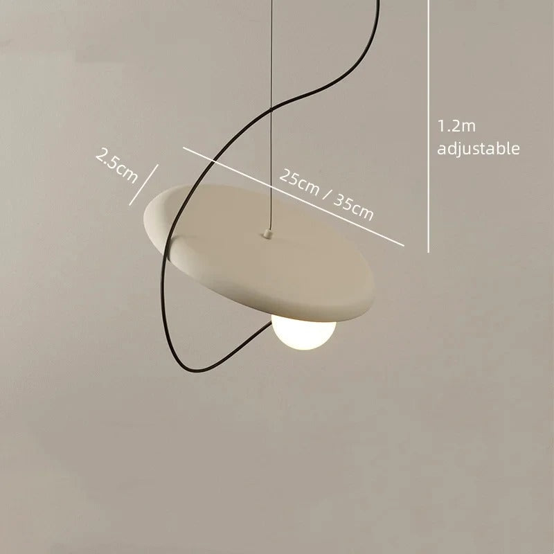 Annalisa - Scandinavian Pendant Light  BO-HA White Medium (25 cm)