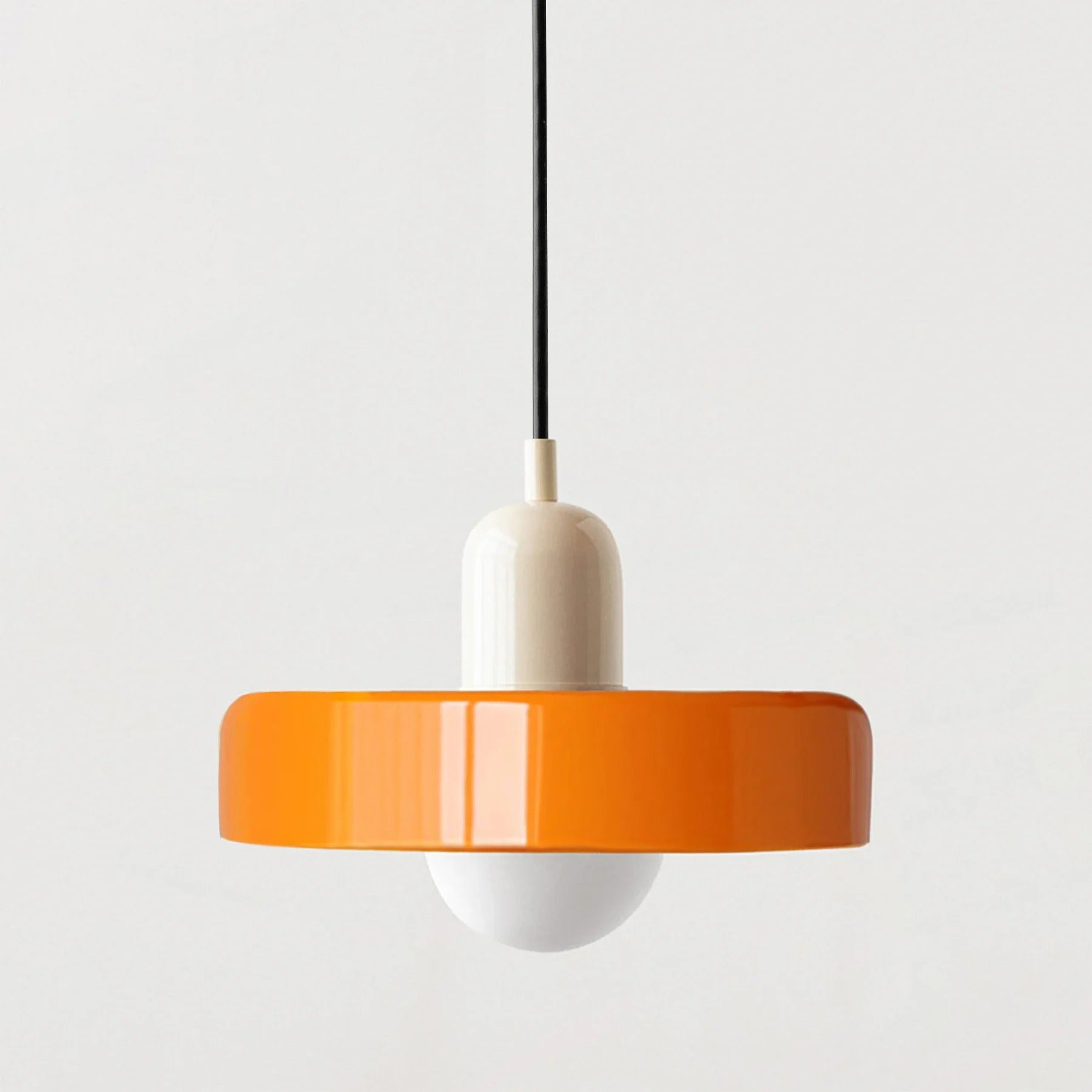 Kalle - Glass Pendant Light Bauhaus Furniture  BO-HA Beige & Orange