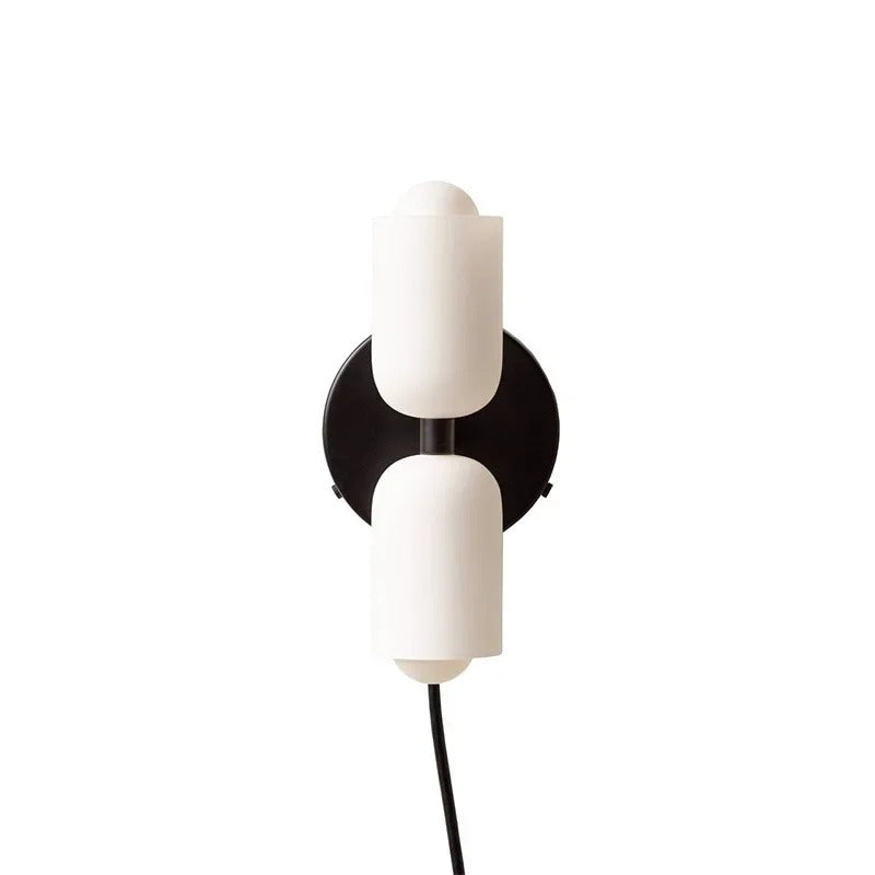 Afli - Colorful Modern Wall Sconce BO-HA Black White Plug In